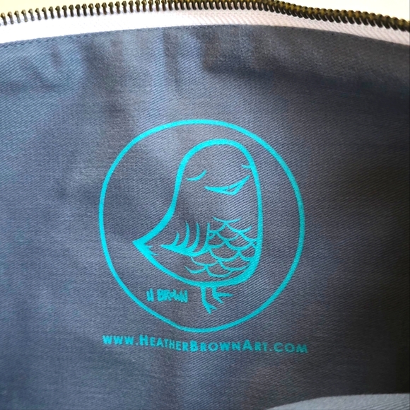 HeatherBrownArt tropical make up bag - Picture 10 of 10